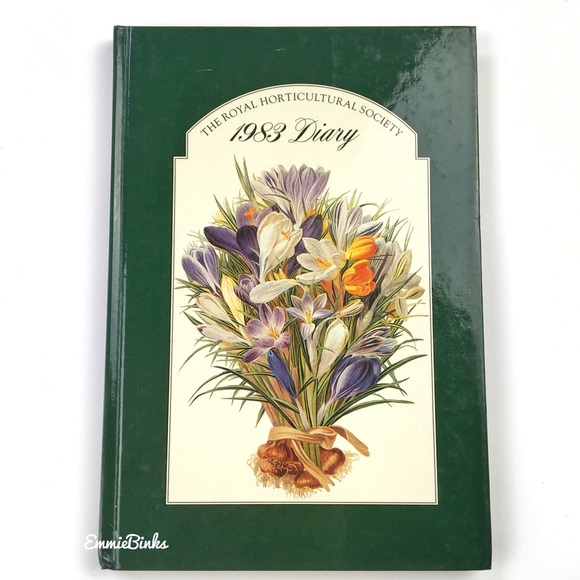 Rare Vintage The Royal Horticultural Society 1983 Diary Hardcover Book / RHS Vtg